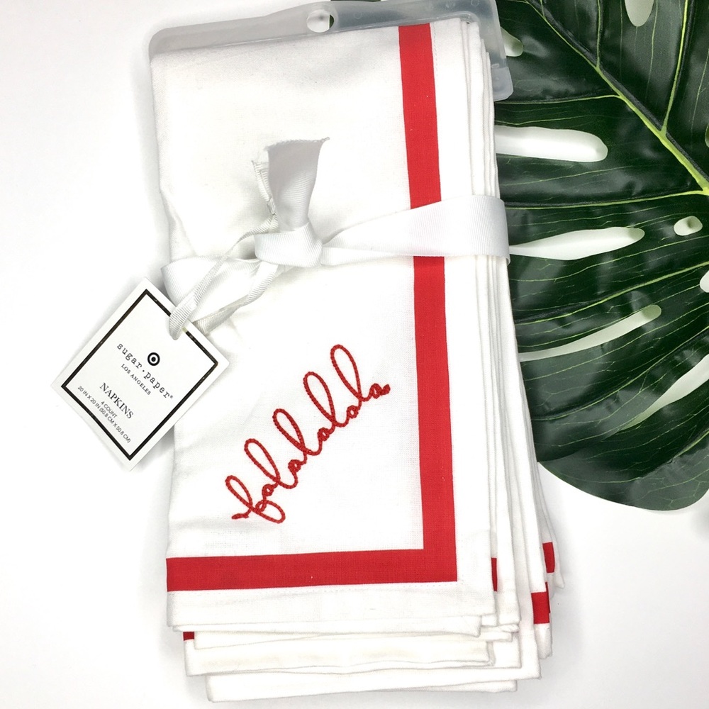 SUGAR PAPER | Holiday Cloth Napkins